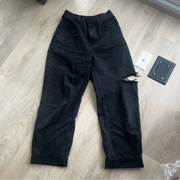 Oak and Fort Black Jeans size small - Picture 1 of 4